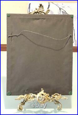 Vintage Antique Lotte Gutzlaff Love Birds German Image Paper Cut Silloette Old