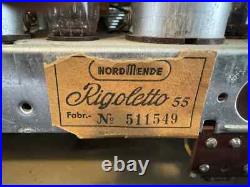 Vintage Antique Nordmende Rigoletto 55 German Radio NOT WORKING AS IS