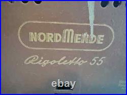 Vintage Antique Nordmende Rigoletto 55 German Radio NOT WORKING AS IS Vintage Antique Nordmende Rigoletto 55 German Radio NOT WORKING AS IS