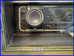 Vintage Antique Nordmende Rigoletto 55 German Radio NOT WORKING AS IS