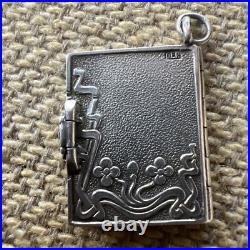 Vintage Antique Rare 800 Silver German Book 1903