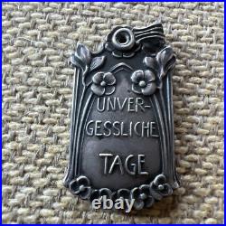 Vintage Antique Rare 800 Silver German Book 1906