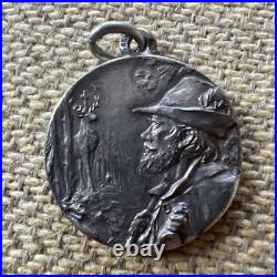 Vintage Antique Rare 800 Silver German Charm 1917
