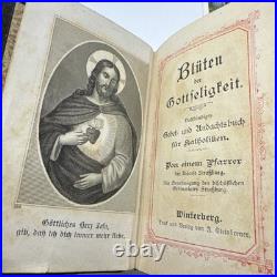 Vintage Antique Rare German Travel Prayer Book Catholic Jesus 1800's-1900's Vintage Antique Rare German Travel Prayer Book Catholic Jesus 1800's-1900's