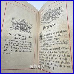 Vintage Antique Rare German Travel Prayer Book Catholic Jesus 1800's-1900's Vintage Antique Rare German Travel Prayer Book Catholic Jesus 1800's-1900's