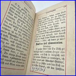 Vintage Antique Rare German Travel Prayer Book Catholic Jesus 1800's-1900's Vintage Antique Rare German Travel Prayer Book Catholic Jesus 1800's-1900's