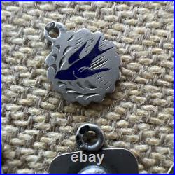 Vintage Antique Rare Lot German Charm Enameled