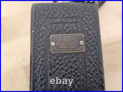 Vintage Antique Rodenstock Munchen Folding Plate Camera with Case Bellows German
