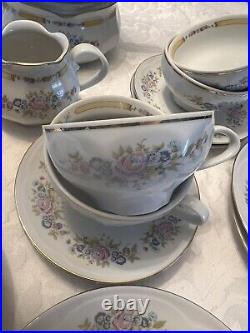Vintage Antique Tea Set, Floral