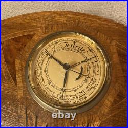 Vintage Antique Testrite Weather Forecaster 1930 Deco Wood Wall Barometer German Vintage Antique Testrite Weather Forecaster 1930 Deco Wood Wall Barometer German