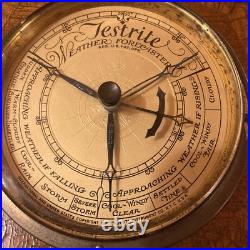 Vintage Antique Testrite Weather Forecaster 1930 Deco Wood Wall Barometer German Vintage Antique Testrite Weather Forecaster 1930 Deco Wood Wall Barometer German