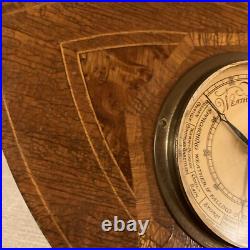 Vintage Antique Testrite Weather Forecaster 1930 Deco Wood Wall Barometer German Vintage Antique Testrite Weather Forecaster 1930 Deco Wood Wall Barometer German
