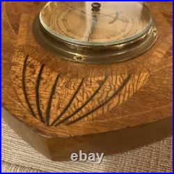 Vintage Antique Testrite Weather Forecaster 1930 Deco Wood Wall Barometer German Vintage Antique Testrite Weather Forecaster 1930 Deco Wood Wall Barometer German
