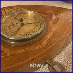 Vintage Antique Testrite Weather Forecaster 1930 Deco Wood Wall Barometer German Vintage Antique Testrite Weather Forecaster 1930 Deco Wood Wall Barometer German