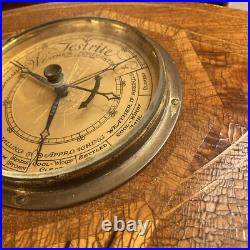 Vintage Antique Testrite Weather Forecaster 1930 Deco Wood Wall Barometer German Vintage Antique Testrite Weather Forecaster 1930 Deco Wood Wall Barometer German