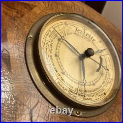 Vintage Antique Testrite Weather Forecaster 1930 Deco Wood Wall Barometer German Vintage Antique Testrite Weather Forecaster 1930 Deco Wood Wall Barometer German