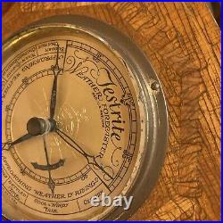 Vintage Antique Testrite Weather Forecaster 1930 Deco Wood Wall Barometer German Vintage Antique Testrite Weather Forecaster 1930 Deco Wood Wall Barometer German