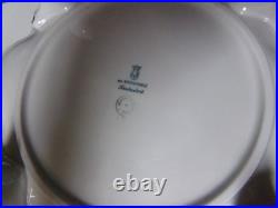 Vintage Antique Von Schierholz German Porcelain 15 Footed Bowl Hand-painted