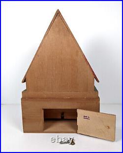 Vintage Antique Wooden German Nativity Mary Joseph Jesus Manger Music Box Vintage Antique Wooden German Nativity Mary Joseph Jesus Manger Music Box