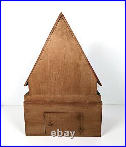 Vintage Antique Wooden German Nativity Mary Joseph Jesus Manger Music Box Vintage Antique Wooden German Nativity Mary Joseph Jesus Manger Music Box