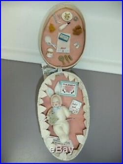 Vintage Artist Baby Doll & Accessories in German Easter Egg by Rosemarie Snyder