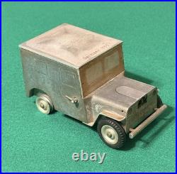 Vintage BAIER WWII GERMAN GES-GESCH Willys JEEP Petrol Lighter & Ashtray Antique