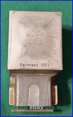 Vintage BAIER WWII GERMAN GES-GESCH Willys JEEP Petrol Lighter & Ashtray Antique