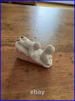 Vintage Bisque German Snow Babies Sliding Down Chimney