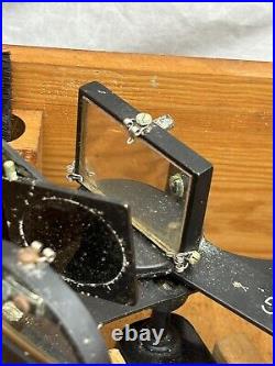 Vintage C. Plath Hamburg Marine Sextant German World War 2 with Paperwork CV JD Vintage C. Plath Hamburg Marine Sextant German World War 2 with Paperwork CV JD