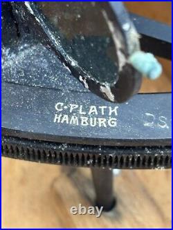 Vintage C. Plath Hamburg Marine Sextant German World War 2 with Paperwork CV JD Vintage C. Plath Hamburg Marine Sextant German World War 2 with Paperwork CV JD