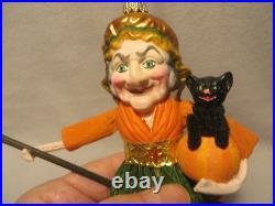 Vintage D. Blumchen & Company Halloween Ornament German Blown Glass Cosmic Vintage D. Blumchen & Company Halloween Ornament German Blown Glass Cosmic
