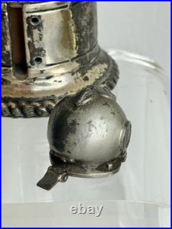 Vintage Deep Sea Diver Table Lighter German Draeger Figure Very Rare Antique
