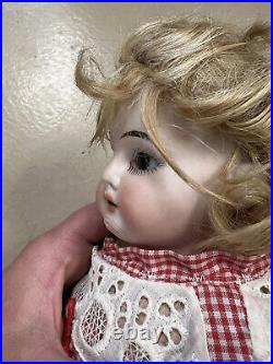 Vintage Ernst Heubach 1900-4/0 German Antique Doll Porcelain Bisque Horseshoe