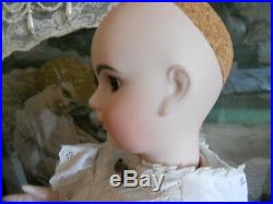 Vintage Etienne Denamur Artist Doll with little antique German bebe