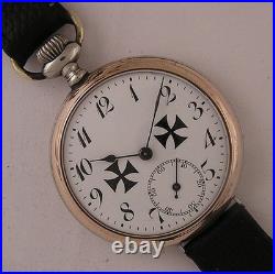 Vintage Fully Serviced Junghans 1920's ANTIQUE German Wrist Watch Perfect