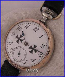 Vintage Fully Serviced Junghans 1920's ANTIQUE German Wrist Watch Perfect
