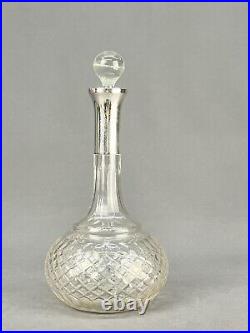 Vintage German 800 Silver & Cut Glass 11 3/4 Decanter by Max Fröhlich Vintage German 800 Silver & Cut Glass 11 3/4 Decanter by Max Fröhlich