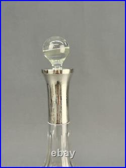 Vintage German 800 Silver & Cut Glass 11 3/4 Decanter by Max Fröhlich Vintage German 800 Silver & Cut Glass 11 3/4 Decanter by Max Fröhlich