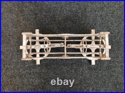Vintage German Cast Iron Roberval Balance Scale with 2 Brass Plated Pans/Trays