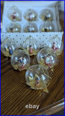 Vintage German Christmas Ornament Set Of 12