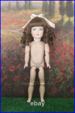Vintage German Doll 15 Real Seeley Body S & H Bisque Head Composition Body RARE