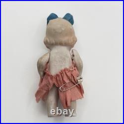 Vintage German Hertwig 161 & Japan All Bisque Doll Lot 11 Jointed Dolls With Arms