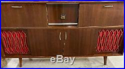 Vintage German Koronette Stereo Bar Console Table MCM Mid Century Record Stereo