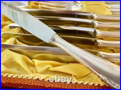 Vintage German Silver Cutlery Set for 6 B. S. 90 Besteck Silber 24 Pieces Vintage German Silver Cutlery Set for 6 B. S. 90 Besteck Silber 24 Pieces