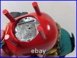 Vintage German Smoker Incense Burner Riding A Pig Piggy Bank Rare