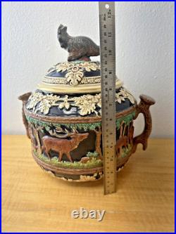 Vintage German Soup Tureen Castle 5 Cups Excellent Condition