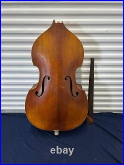 Vintage German Upright Double Bass Made in Western Germany Antique String B5
