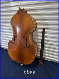 Vintage German Upright Double Bass Made in Western Germany Antique String B5