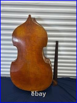Vintage German Upright Double Bass Made in Western Germany Antique String B5