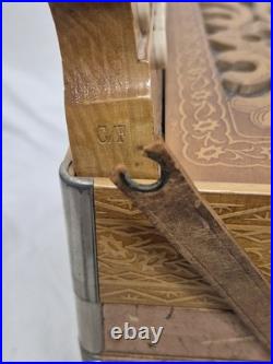 Vintage German Venezia Button Accordion, Steel Reeds, Antique Accordion